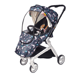 JOBIBI婴儿车雨罩通用型伞车挡风罩阻隔飞沫伞车防雨罩保暖罩