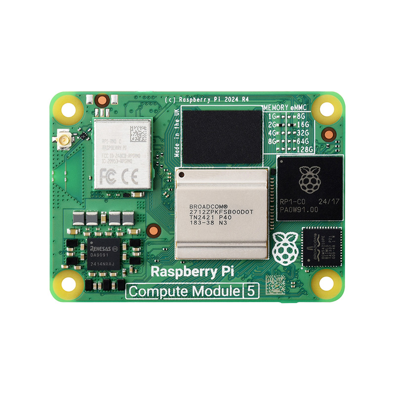 微雪 Compute module 5 树莓派 BCM2712计算模块5 CM5 CM4升级版