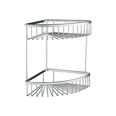 全铜浴室置物冲凉壁挂三角收纳架