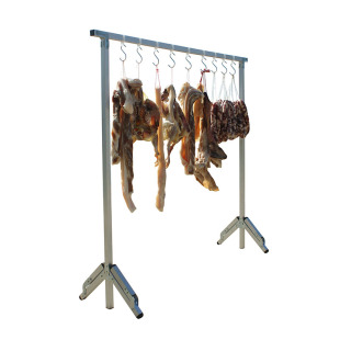 晾晒腊肉可折叠架子阳台风干肉架子家用咸肉架厨房挂肉架小型中式