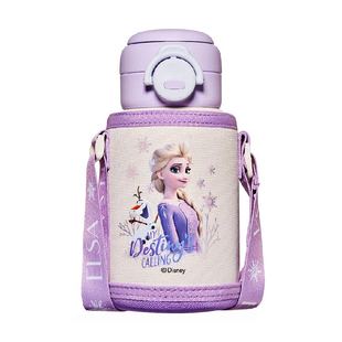 迪士尼儿童保温杯男女孩上学专用幼儿园小学生吸管水杯双饮壶316l