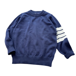 100%棉~英伦风~纯棉薄毛衣100-170 儿童男童秋装新品圆领毛线衣