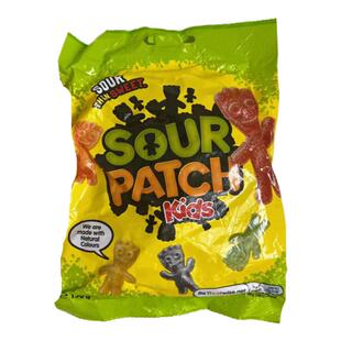 现货 英国Sour Patch Kid Fruit Sweets酸甜混合水果味软糖 140g
