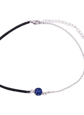 原创设计暗黑系矿石短酷女孩项圈