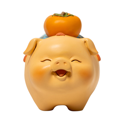 呆萌猪《诸事大吉》全铜摆件办公桌客厅摆件开业乔迁结婚日常送礼