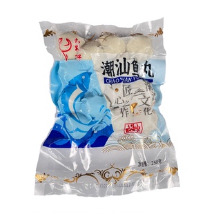 叔孙仔鱼丸潮州手工特产纯鱼丸250g关东煮麻辣烫鱼蛋丸子火锅食材