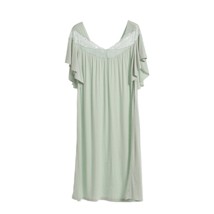 CA BRIDA嘉德丽亚【玫瑰时光】短袖莫代尔裸感法式优雅睡裙L303C1