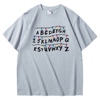 怪奇物语短袖T恤男女同款