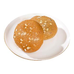 合福祥欧包全麦低脂肪无加蔗糖油减低代餐专用粗粮饱腹早餐软面包