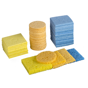 电烙铁清洁海绵耐高温擦洗烙铁头用泡水海绵加厚配烙铁架除锡棉垫