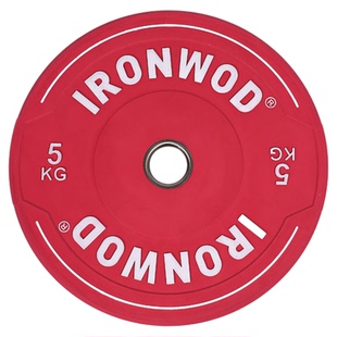 IRONWOD杠铃片马卡龙彩色全胶女士健身臀推举重深蹲卧推硬拉臀桥