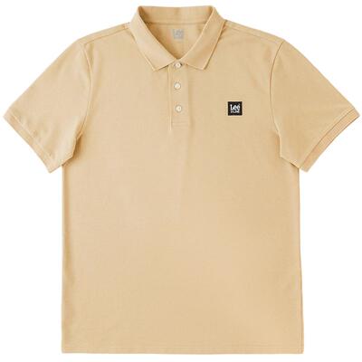 Lee经典翻领小Logo徽标男复古撞色短袖polo衫休闲潮LMT012293211