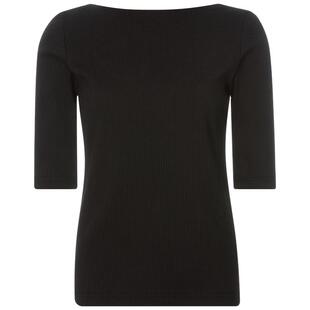 MIJEONG PARK春季百搭坑条女士中袖上衣针织打底衫银泰百货