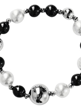 小众设计珍珠手链女个性拼接