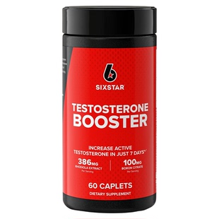 美国直邮 肌肉科技SIXSTAR六星男性促睾酮素片运动健身肌肉60粒