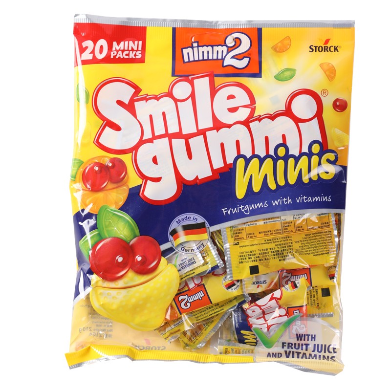 德国nimm2糖果儿童橡皮糖