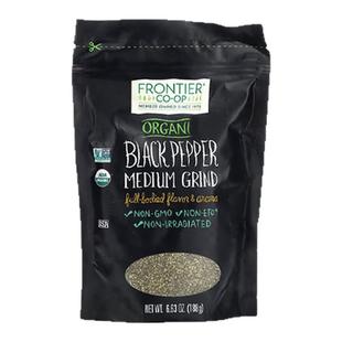 Frontier黑胡椒粉粗幼磨美国代购Simply烘焙冲饮健身西餐原粒研磨