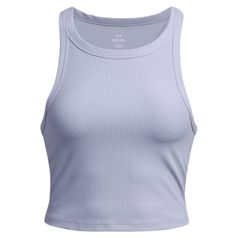 安德玛官方奥莱UA 女子针织罗纹短身跑步健身训练运动修身背心