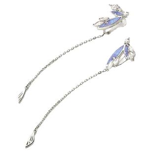 花芽原创蝶舞精灵耳夹女纯银一对无痛气质长款流苏设计感精致耳饰