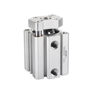 原装亚德客带导杆薄型气缸TACQ