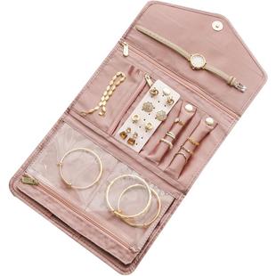 便携首饰包旅行收纳袋随身高档精致饰品手饰包项链耳饰珠宝盒旅游