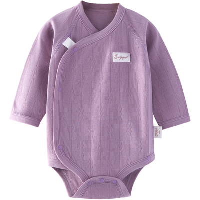 斜开新生儿包屁衣纯棉四季春秋夏