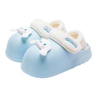 【利达妮清仓特价】棉拖鞋女款冬季室内家居防滑加绒毛毛鞋凉拖鞋