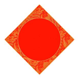 2026新款刺绣斗方万年红福字红纸斗方加厚铜版纸红纸福字纸对联纸
