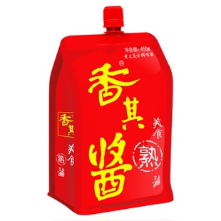 香其酱大袋商用450克香奇酱正宗东北免邮蘸酱菜大酱炸酱豆酱调味