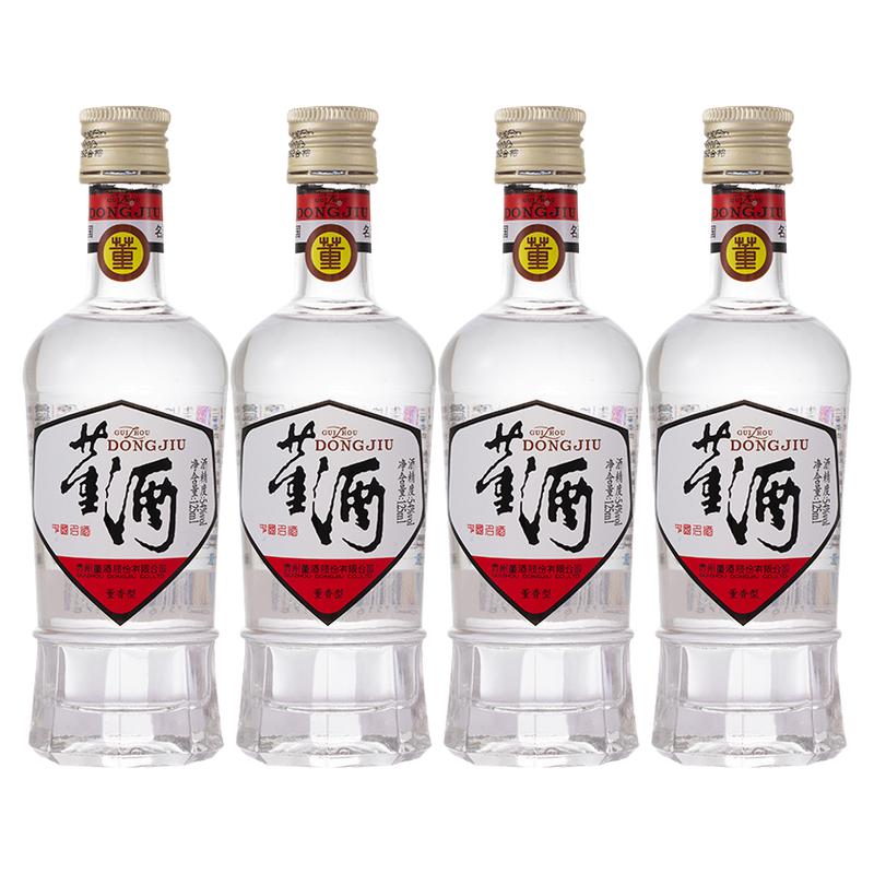 董酒小白标54度125ml*4瓶白酒
