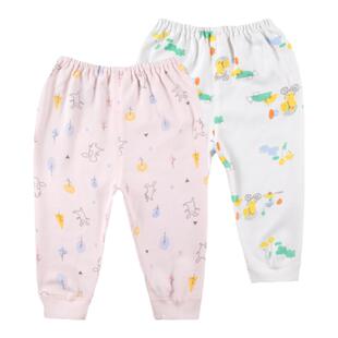 哥比兔儿童纯棉秋裤无骨打底裤保暖长裤宝宝睡裤内衣裤0-6岁