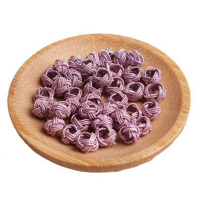 菠萝结diy3层菠萝扣线圈