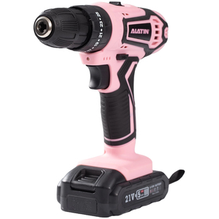 手电钻女生小型冲击锂电转家用充电式手枪钻打孔多功能电动螺丝刀