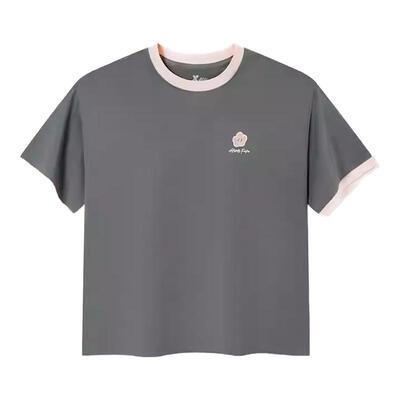 特步ATOMO FAFA丨短袖T恤女士2025年夏季新款针织衫975328010179