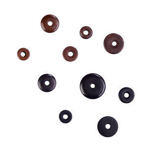 天然椰蒂隔片椰壳串珠垫片药片配饰文玩手串隔珠diy手链串珠配件