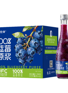 100%蓝莓汁蓝莓原浆原液nfc果汁