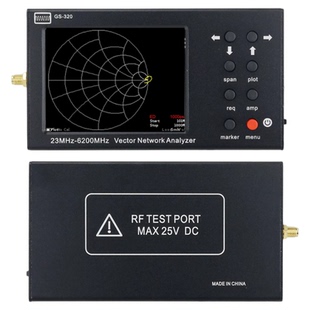 GS320 6G矢量网络分析仪 23MHz-6.2GHz VNA 网分 天分 短波 驻波