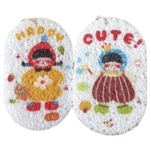 厨房加大洗碗海绵擦洗木浆加厚洗盘吸水沾油家用压缩变大神器抹布