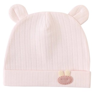 新生婴儿儿帽子夏季初生胎帽0一6月纯棉春秋婴幼儿男女宝宝帽超萌