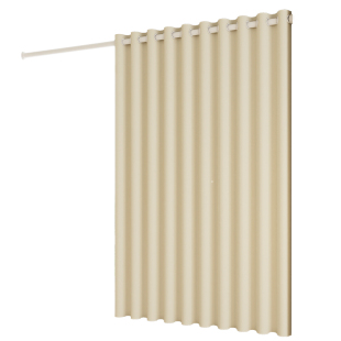 门帘空调隔断帘防冷气挡风防寒免打孔高级感房间家用保暖遮挡帘子