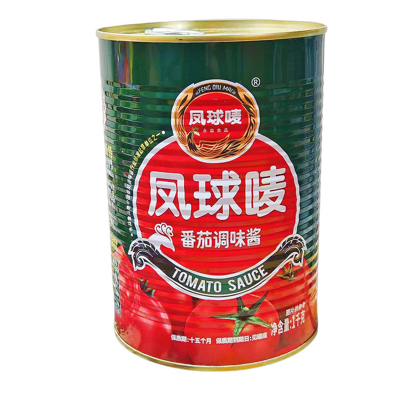 凤球唛番茄酱1kg番茄调味酱薯条披萨料餐饮1000g 包邮 烤冷面用