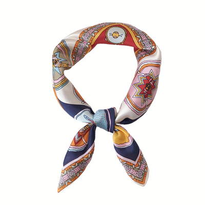 100%桑蚕丝小方巾百搭真丝丝巾