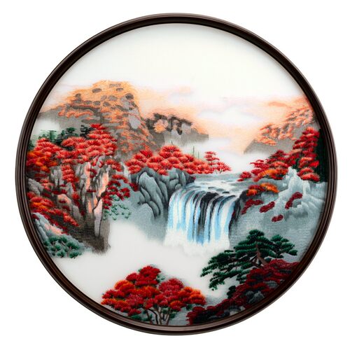 新中式鸿运当头手工苏绣成品挂画装饰画沙发背景墙刺绣画长辈礼物