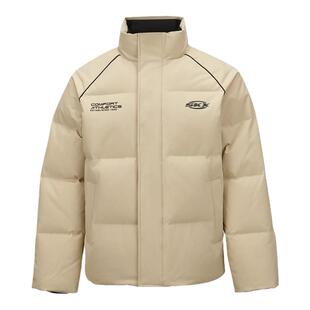 Skechers斯凯奇秋冬男女款立领防风保暖短款梭织羽绒外套P424U041