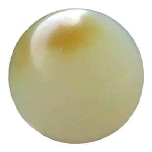 精选新疆和田玉俏色且末糖圆珠散珠单颗糖白玉手串配珠配饰