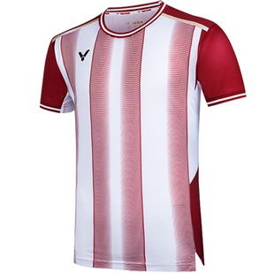 正品VICTOR胜利羽毛球服男女款丹麦国家队大赛服T-50000+T-51000