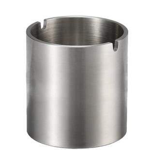 304加高4MM厚高档不锈钢烟灰缸盅笔筒牙签筒网吧酒店客房广告赠品