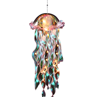 网红水母灯笼2026新款夜市摆摊儿童手提花灯手工diy制作材料包