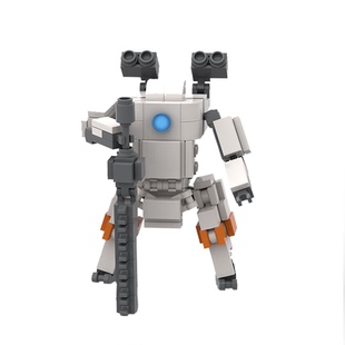 积之道创意MOC泰坦陨落MK1型先锋Q版载人机甲模型益智拼装积木