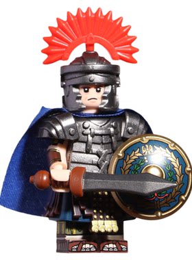 罗马帝国战士兵人积木玩具士兵
